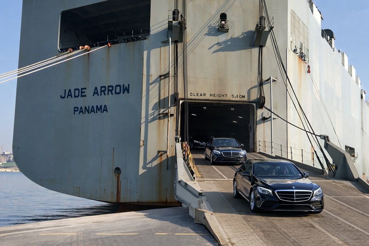 RoRo finished vehicles